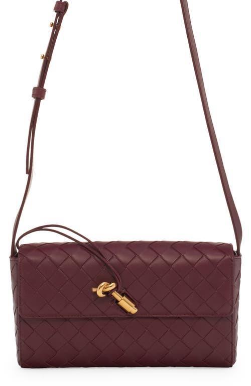 Bottega Veneta Mini Intrecciato Leather Crossbody Bag Product Image