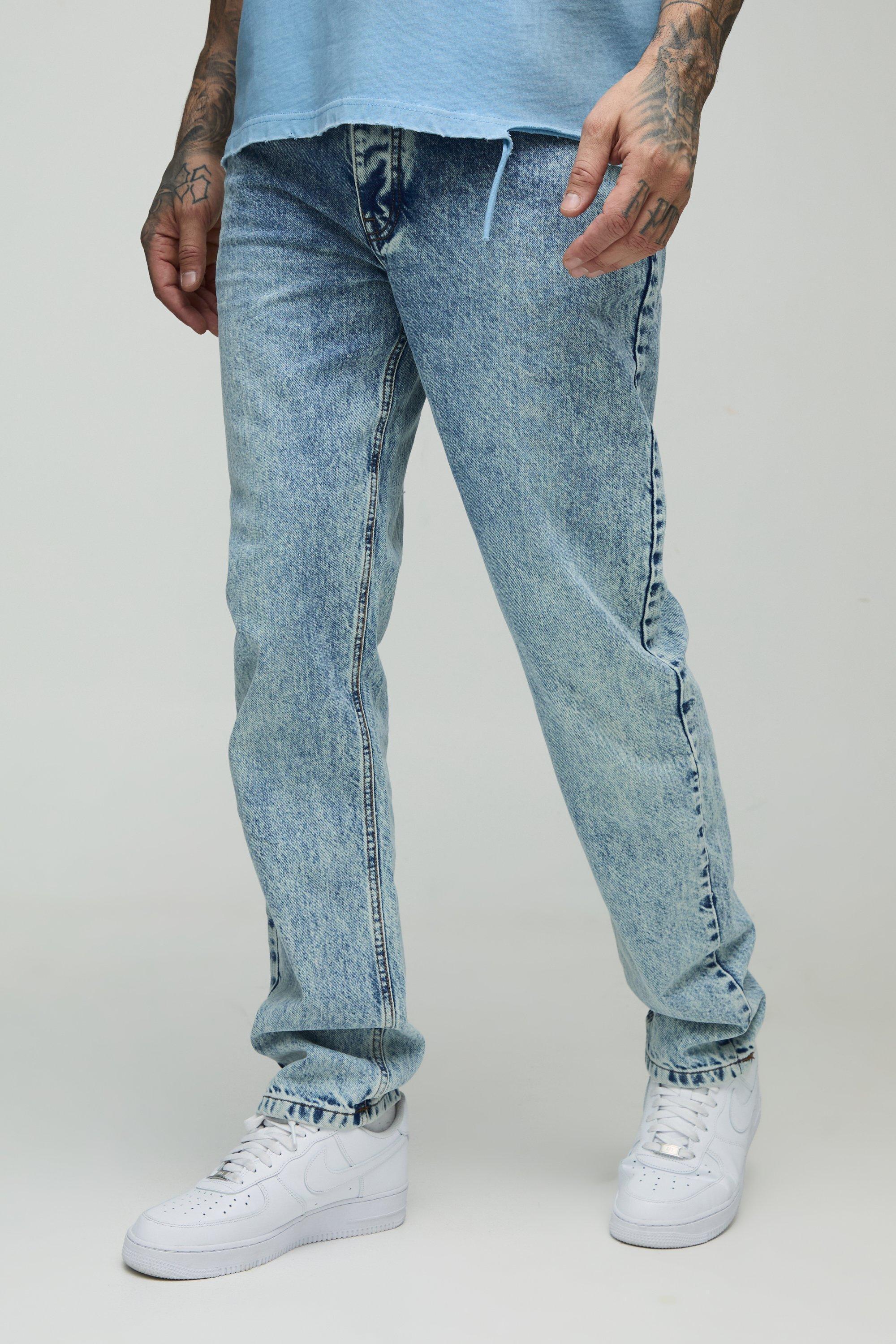 Tall Straight Rigid Jean | boohooMAN USA product image