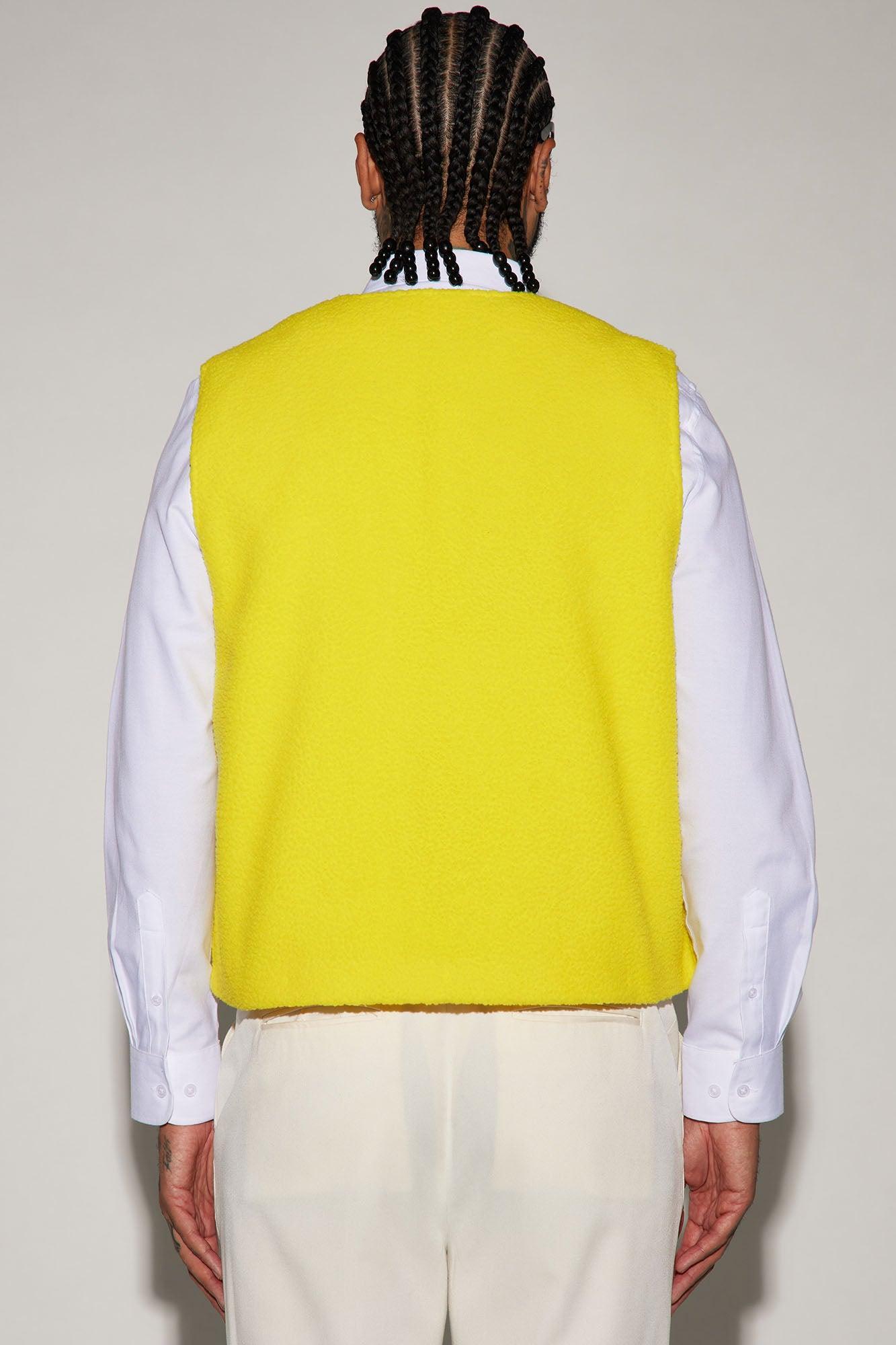 Boulder Sherpa Vest - Yellow Product Image