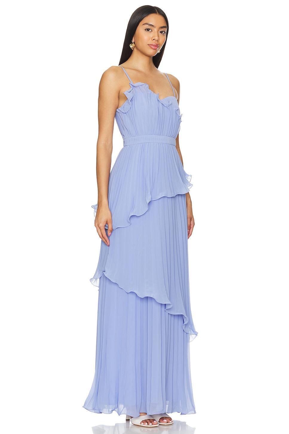 Cassy Pleated Gown AMUR Product Image