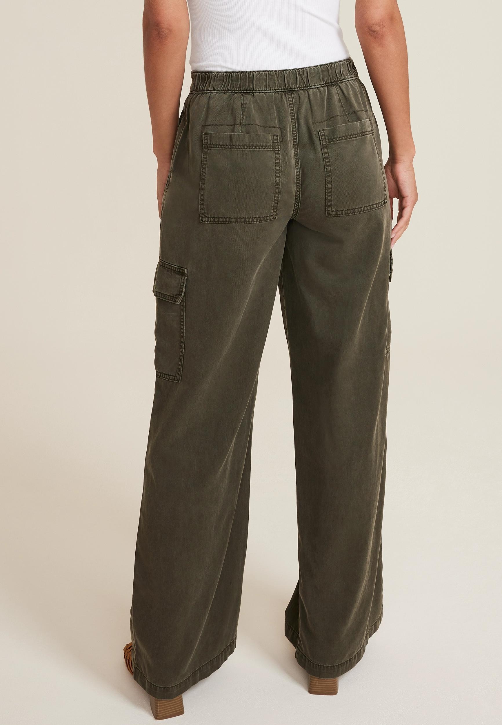 Soft Cargo High Rise Wide Leg Pant Product Image