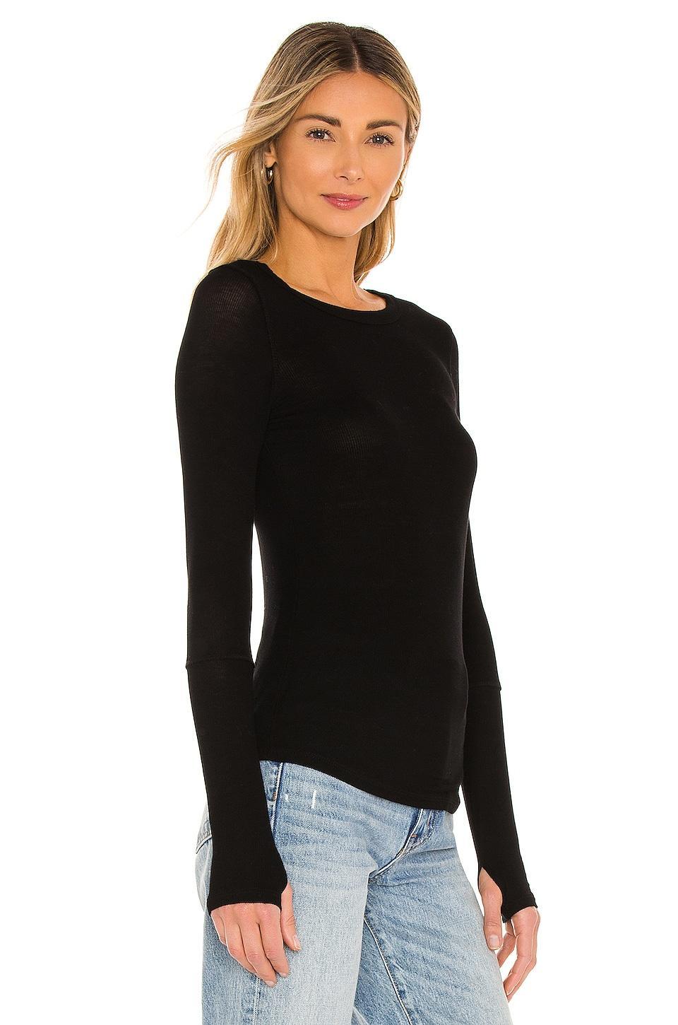 Everett Long Sleeve Thumbhole Tee Michael Lauren Product Image