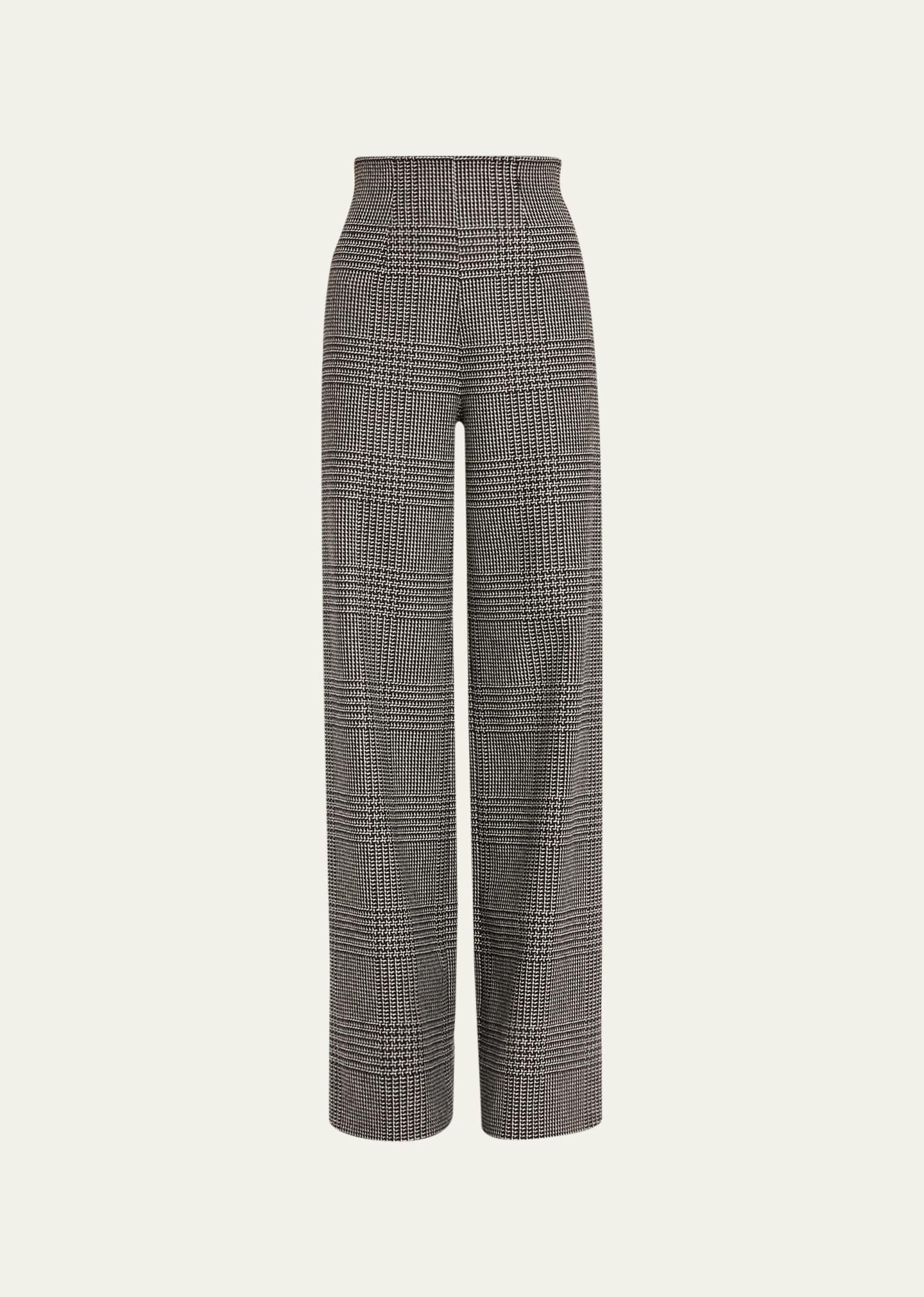 Sergio Hudson - Signature High-Waisted Wide-Leg Pants - BurgundyModa Operandi Product Image