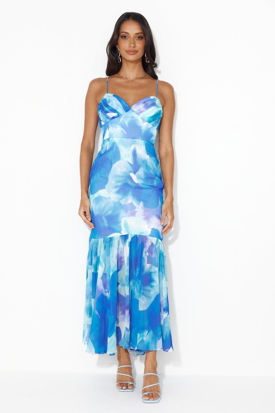 Gorgeous Event Maxi Dress Blue product image