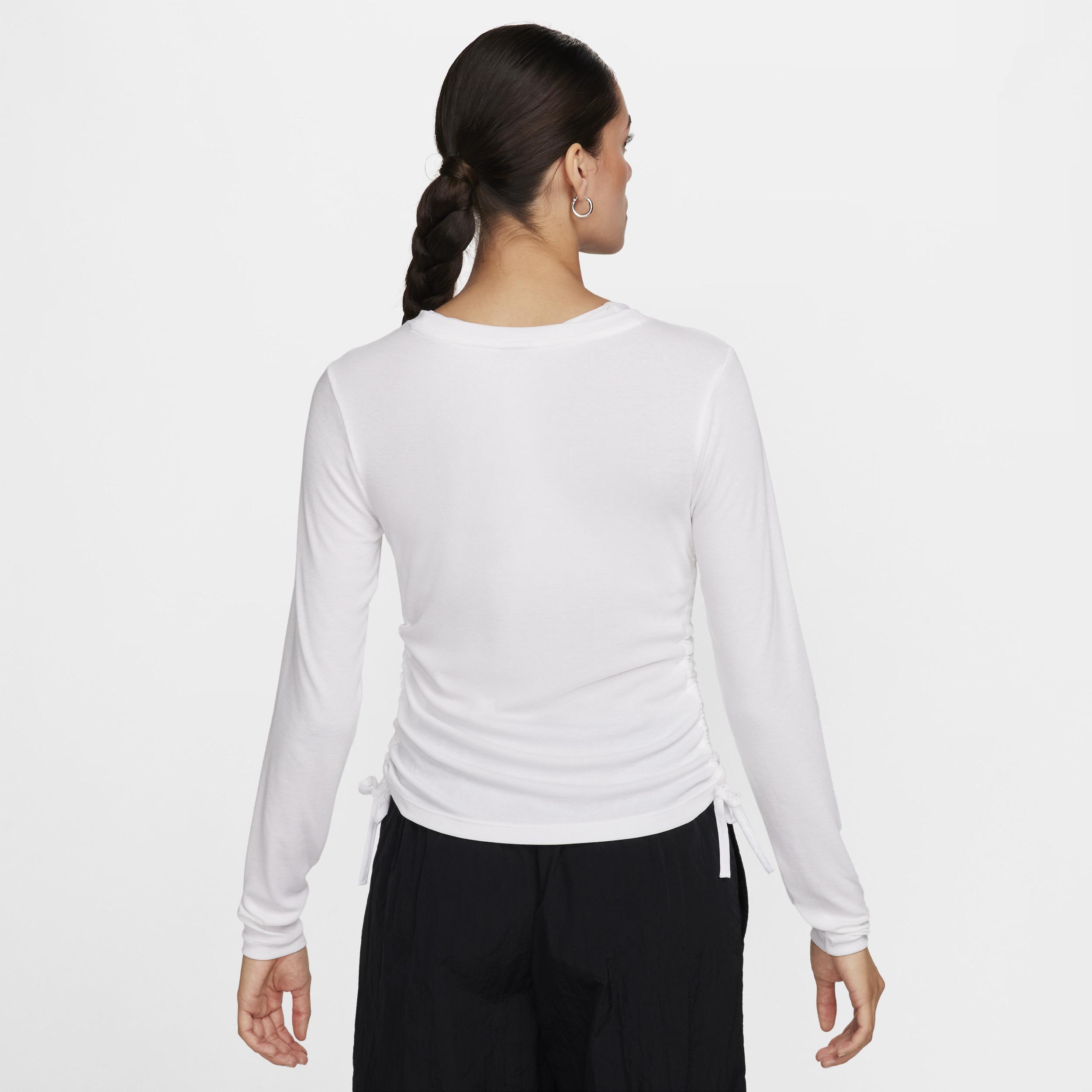 Women's Nike Sportswear Essential Ribbed Long-Sleeve Mod Crop Top Product Image