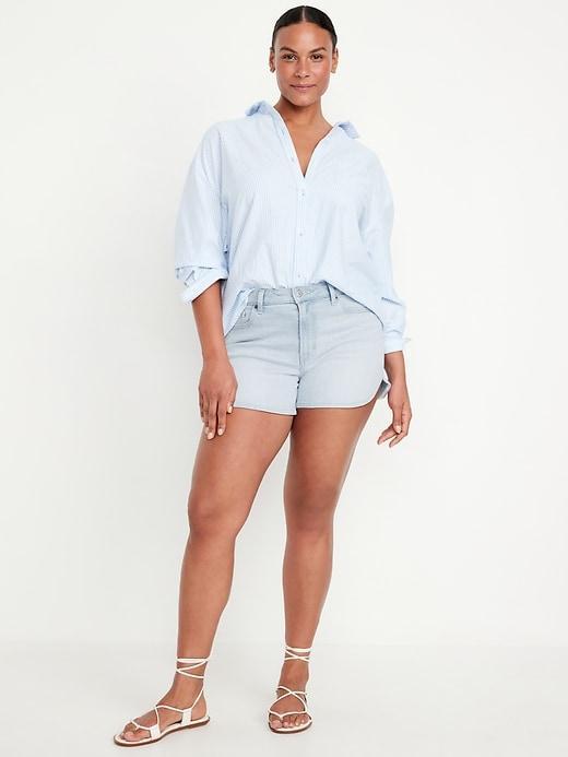 High-Waisted OG Jean Shorts -- 3-inch inseam Product Image