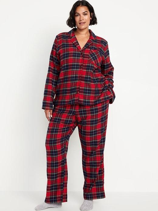 Flannel Pajama Set for Women Product Image