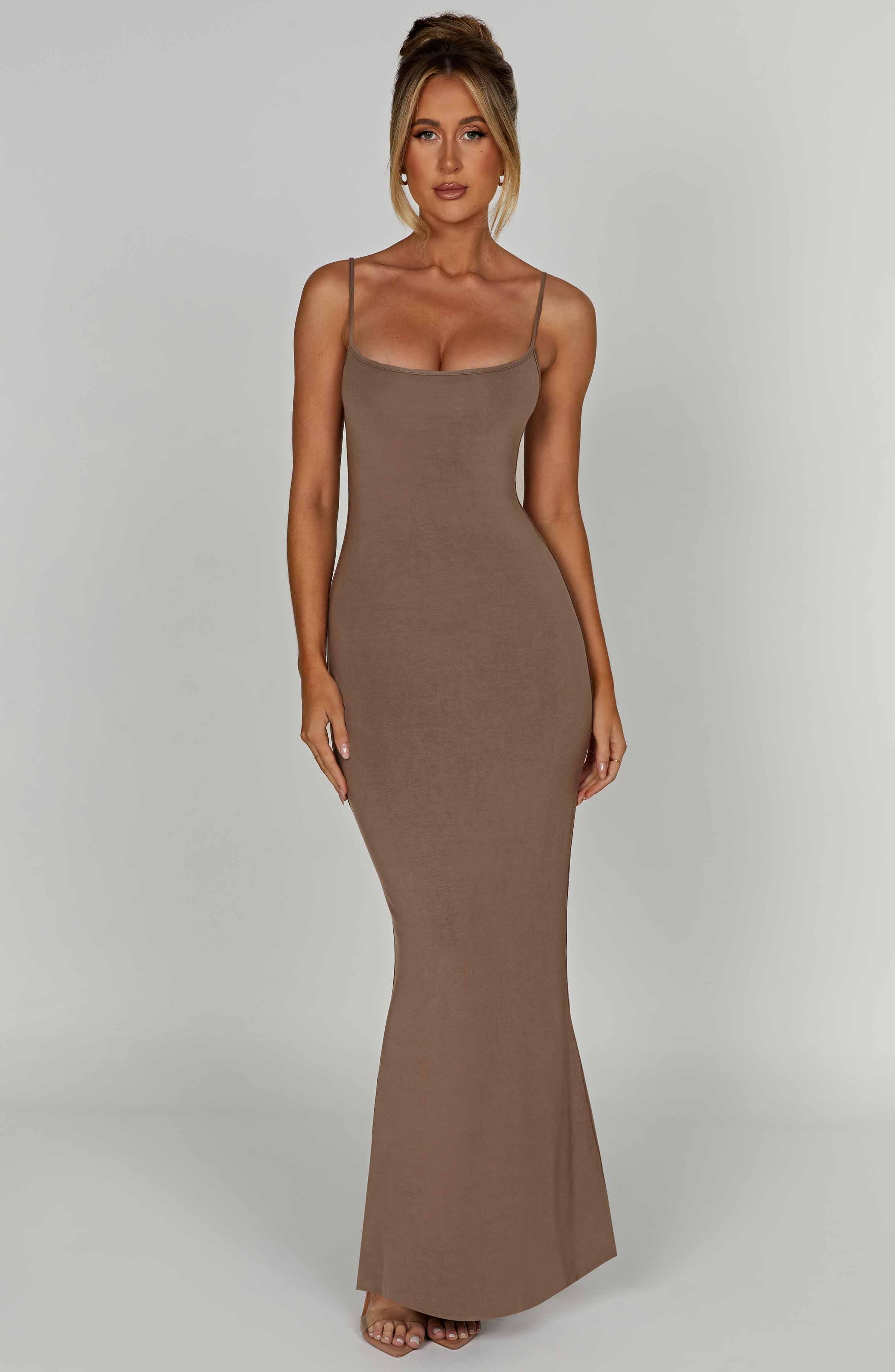 Saskia Maxi Dress - Mocha Product Image