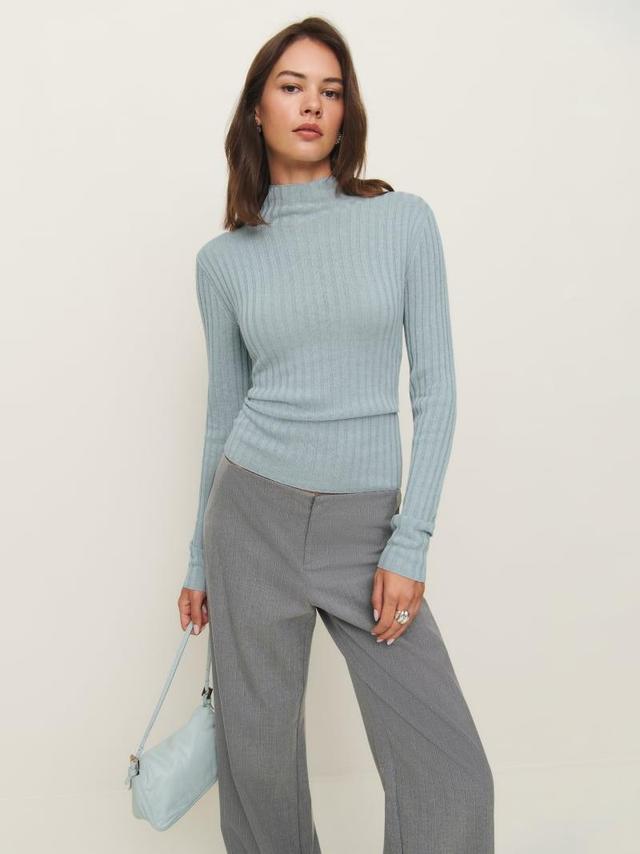 Cori Ribbed Turtleneck Sweater Product Image