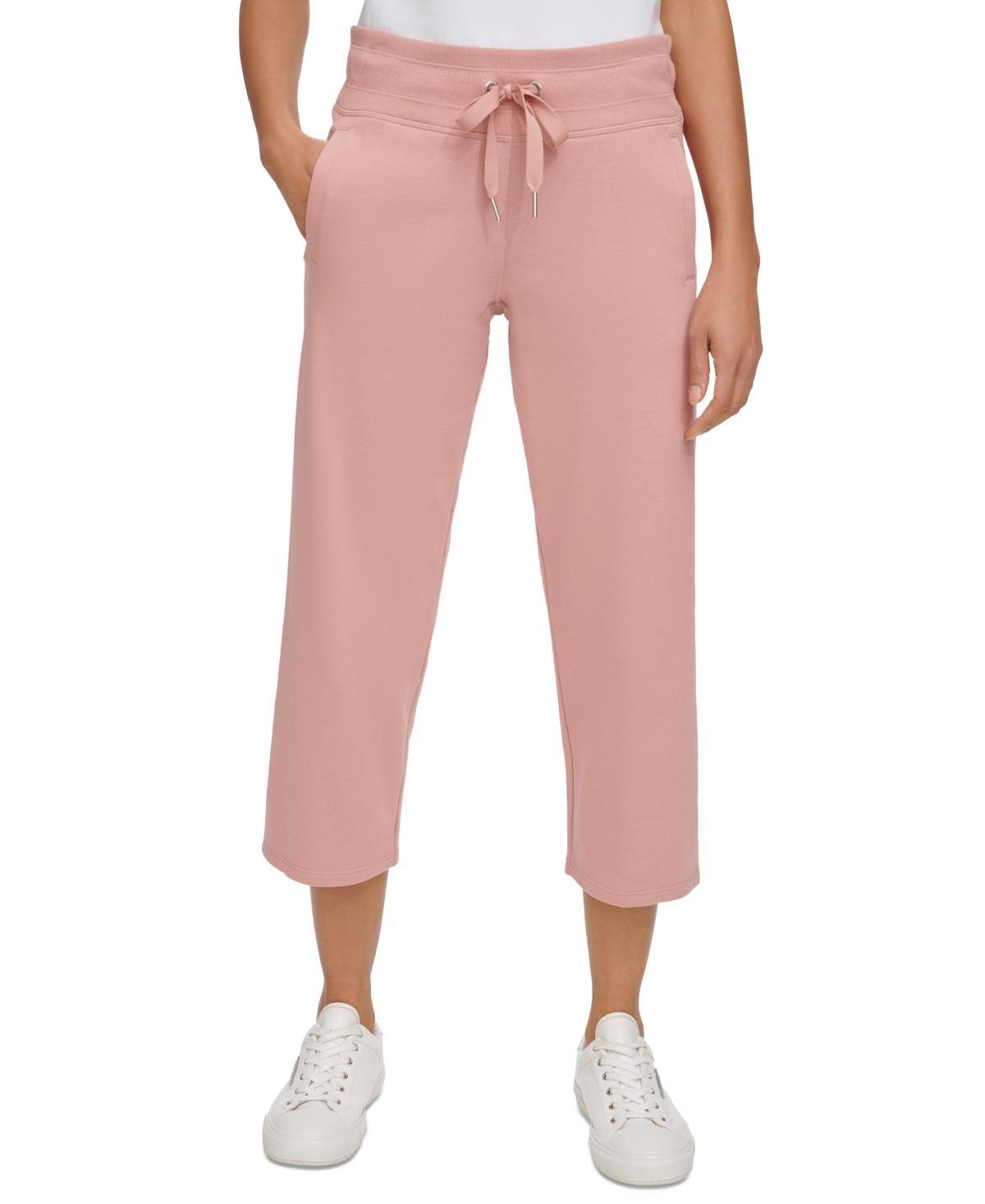 Women's Cropped Drawstring-Waist Pants Product Image