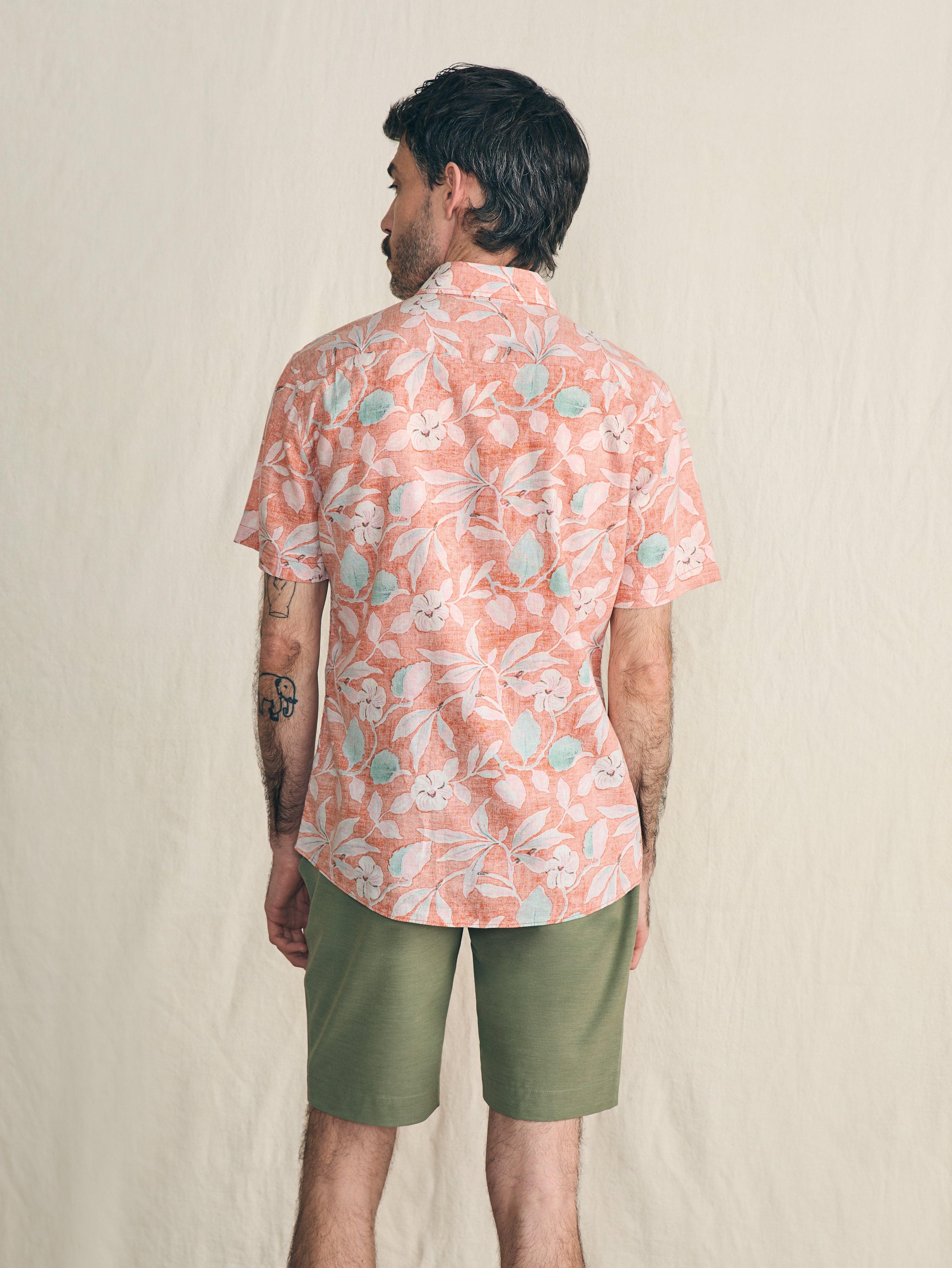 Short-Sleeve Breeze Shirt - Ginger Floral Male Product Image