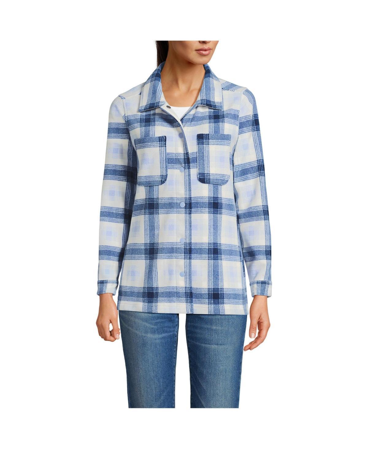 Lands End Womens Anyweather Fleece Shirt Jacket Product Image