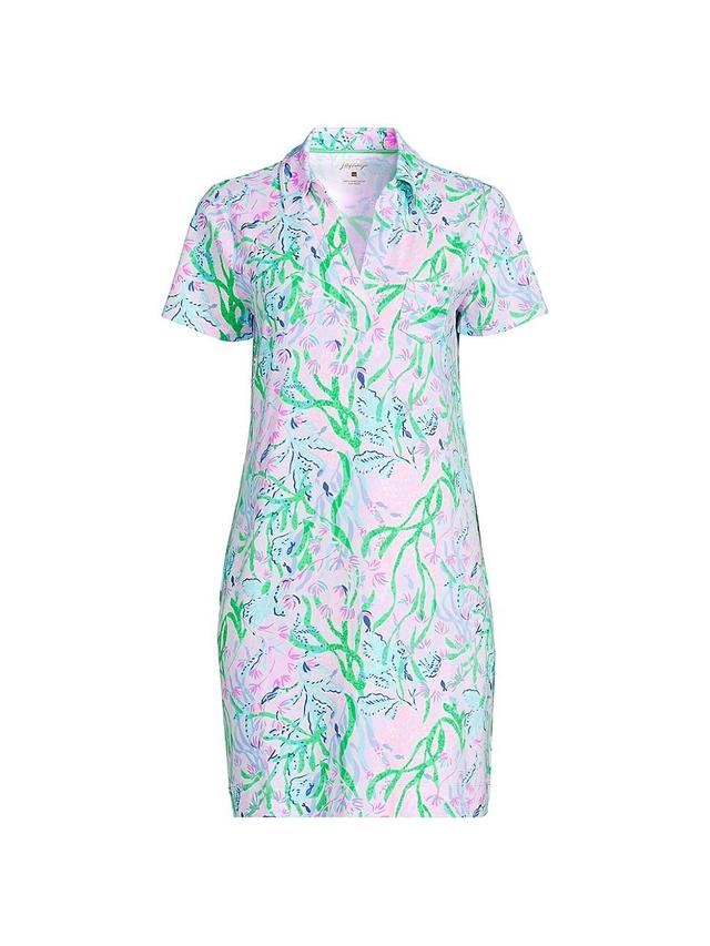 Womens Dune UPF 50+ Floral Jersey Shirtdress Product Image