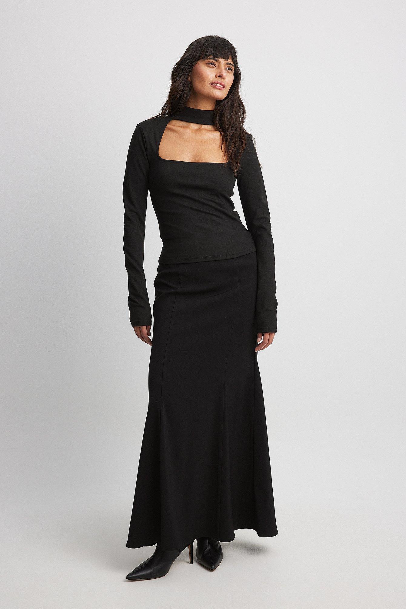 Tailored Maxi Skirt Product Image