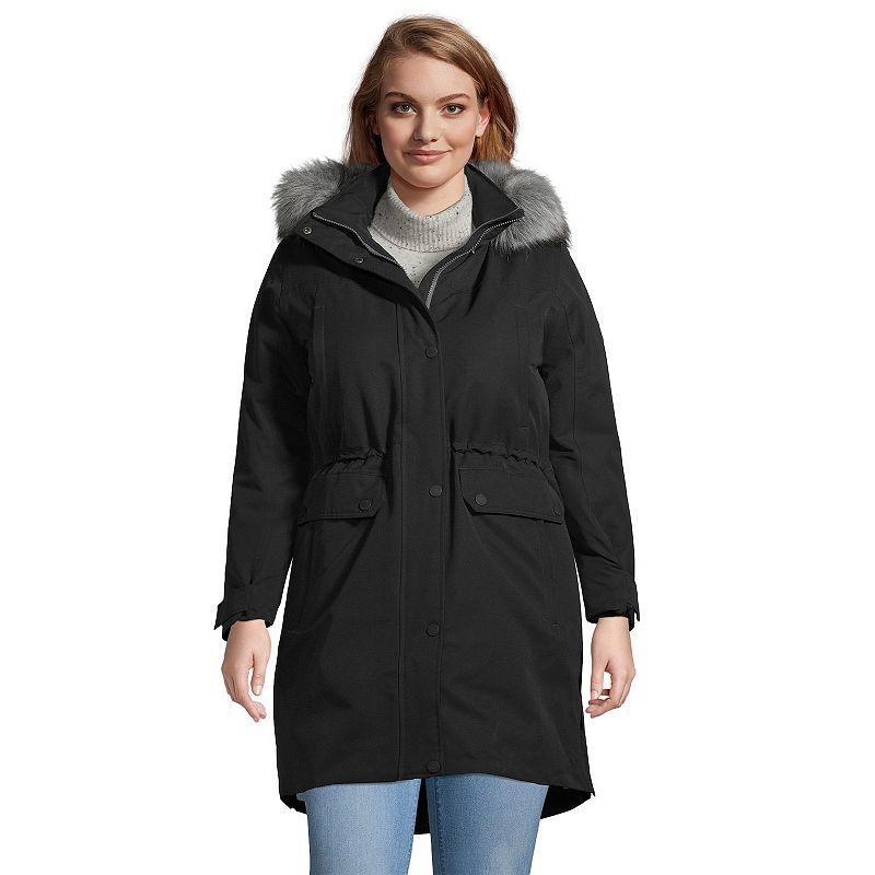 Lands End Womens Plus Size Expedition Down Waterproof Winter Parka Product Image