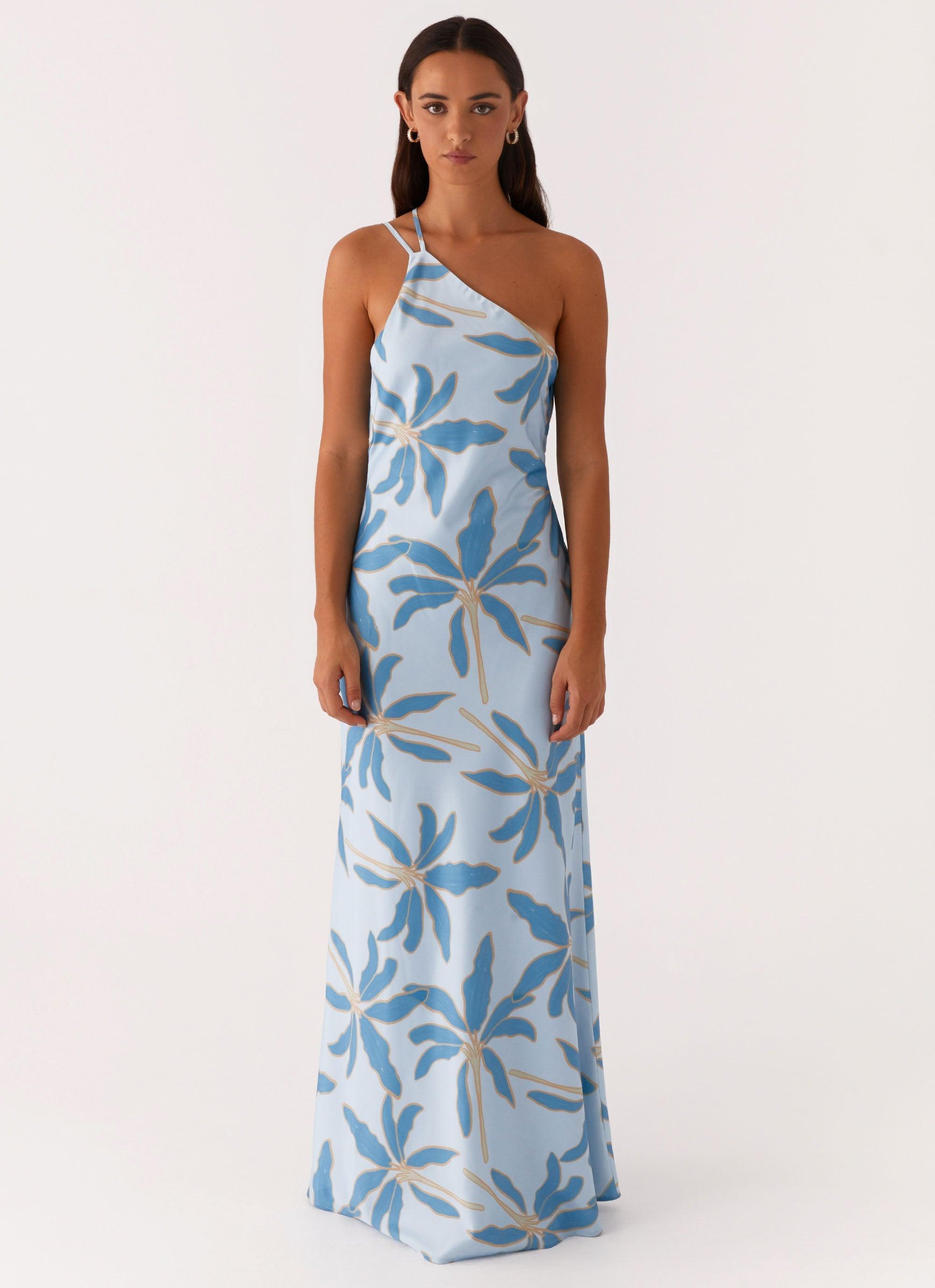 Drifting Apart Maxi Dress - Opulent Blue Product Image