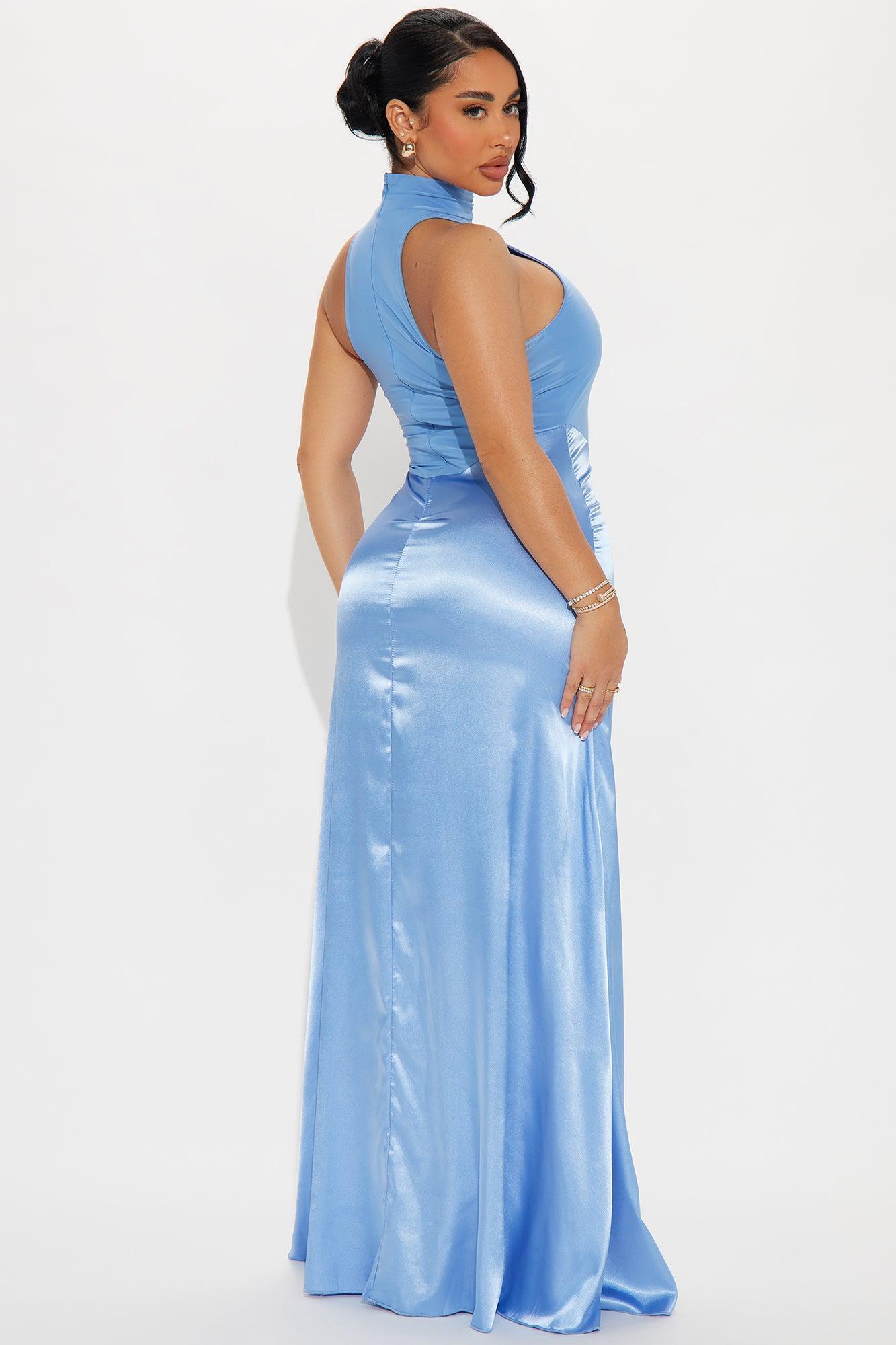 Highly Favored Maxi Dress - Light Blue Product Image