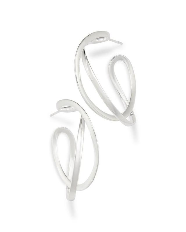 Georg Jensen Sterling Silver Infinity Medium Hoop Earrings Product Image