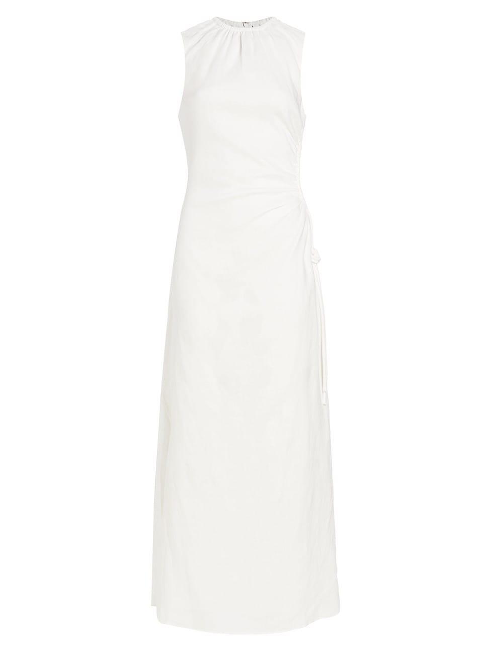 Womens Blanche Cut-Out Linen Maxi Dress Product Image