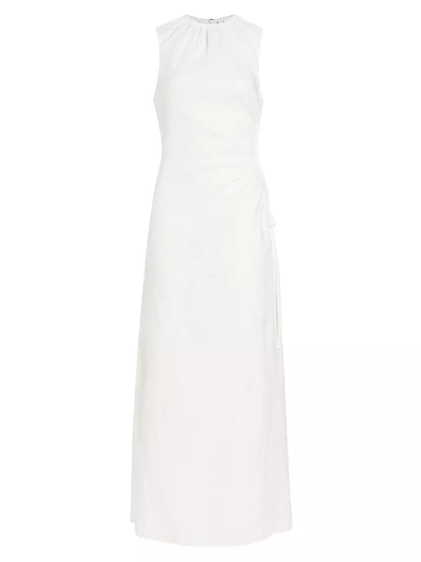 Blanche Cut-Out Linen Maxi Dress Product Image