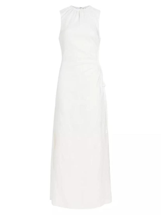 Blanche Cut-Out Linen Maxi Dress Product Image