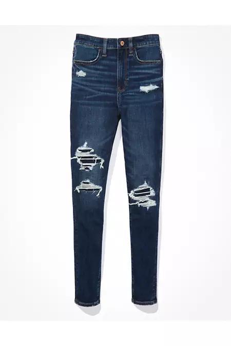 AE Next Level Ripped Super High-Waisted Jegging Women's Product Image