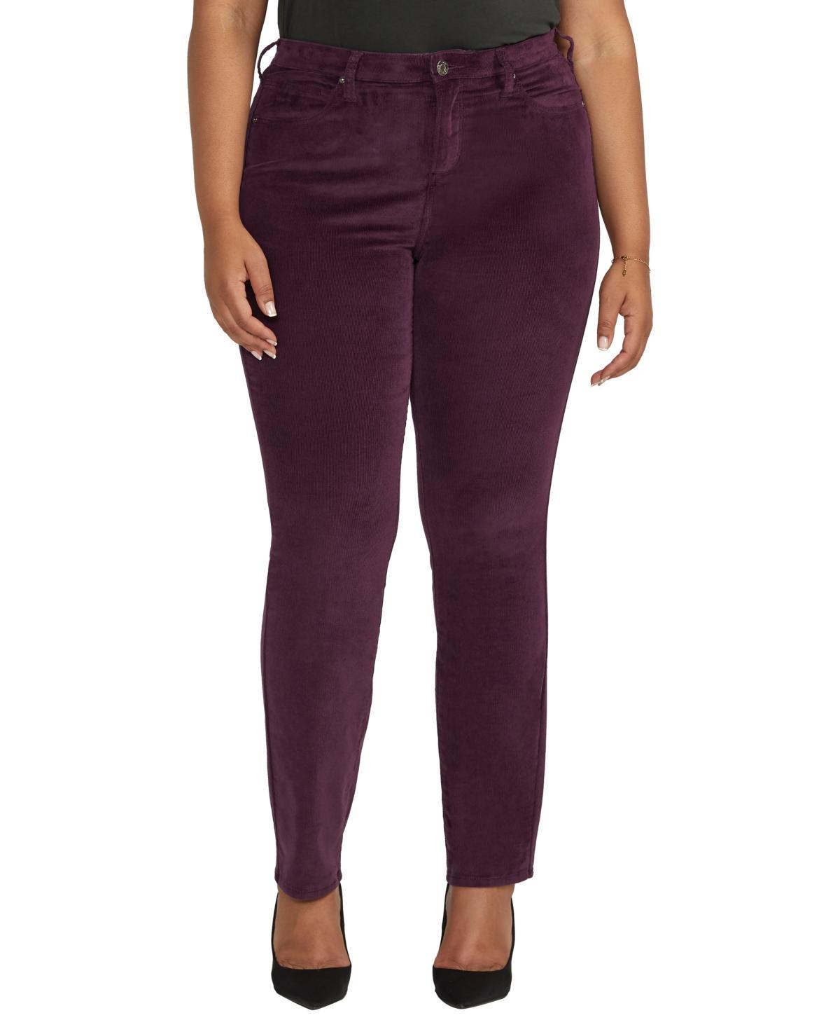 Jag Plus Size Ruby Mid Rise Straight Leg Pants Product Image