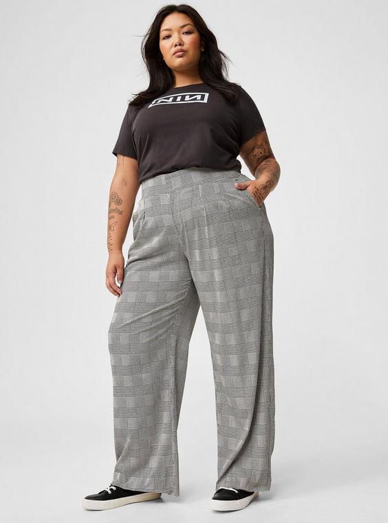 High-Rise Wide-Leg Wide Leg Stretch Challis Pant Product Image