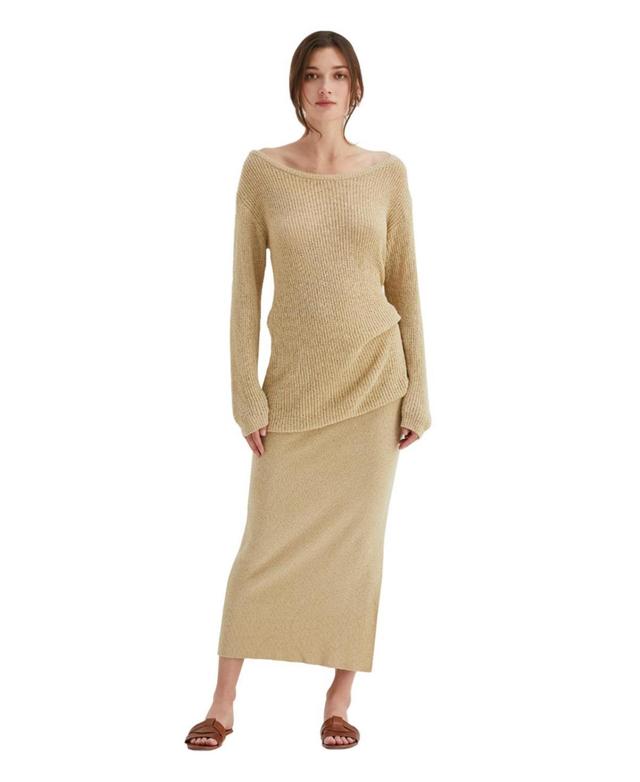 Crescent Womens Ceci Two-piece Sweater Knit Set Product Image