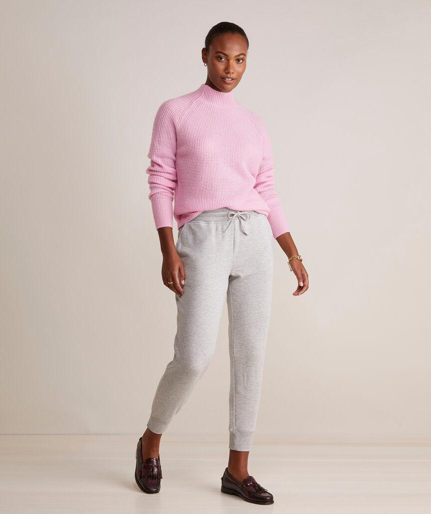 Seaspun Cashmere Waffle-Knit Mockneck Sweater Product Image