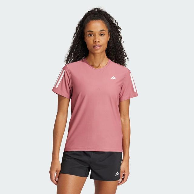 adidas Own The Run Tee White S Womens Product Image