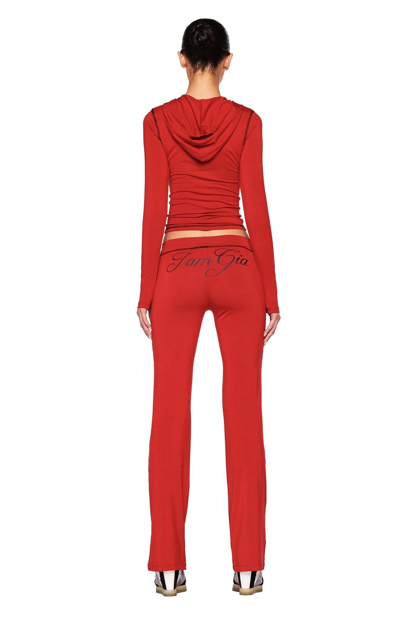 BLARE TRACKPANT - RED Product Image