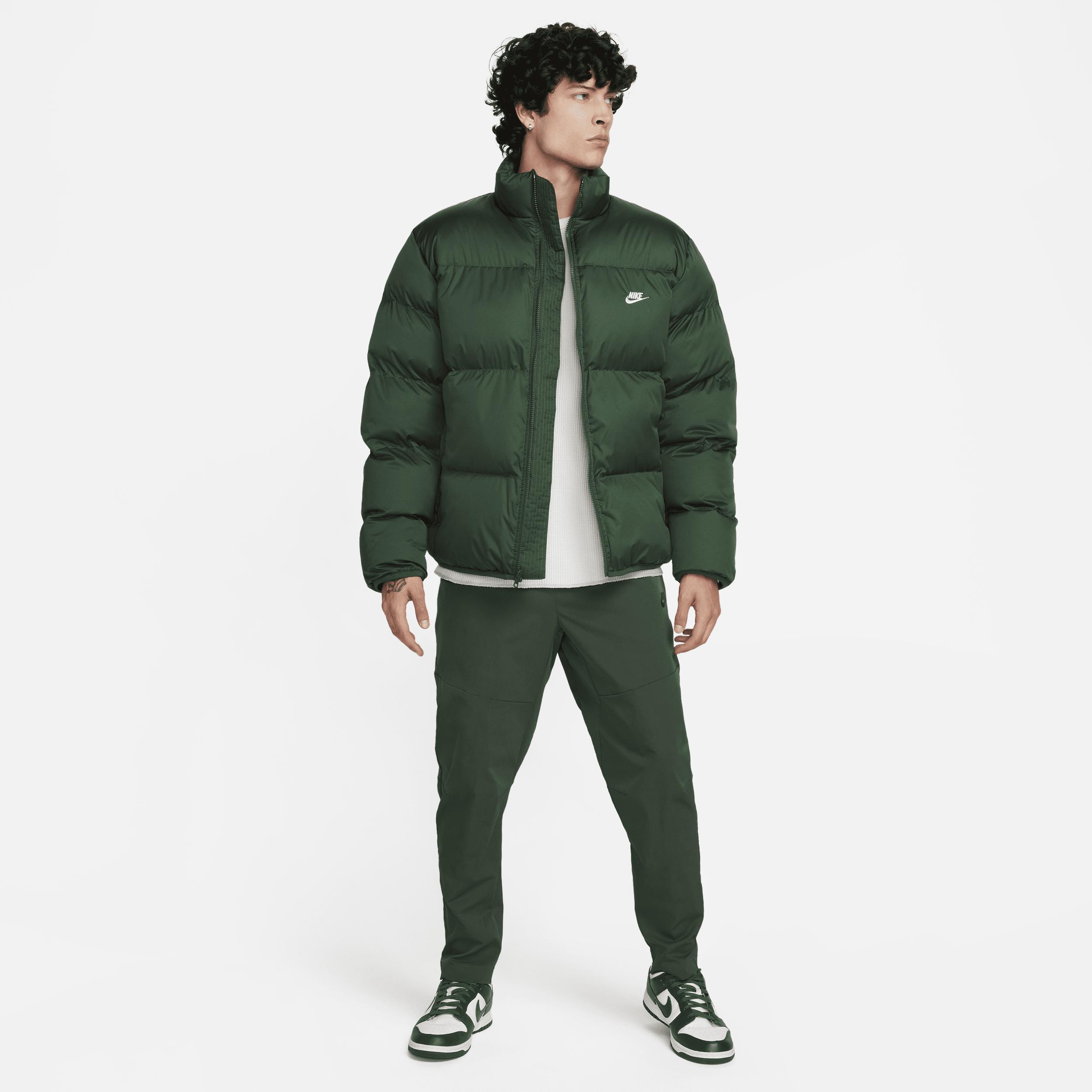 Nike Mens Nike Thermore Fill Club Puffer Jacket - Mens Green/White Product Image