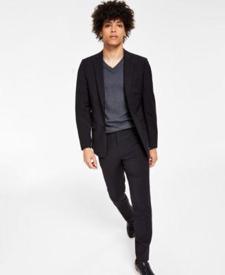 Calvin Klein Mens Skinny Fit Infinite Stretch Suit Separates Product Image