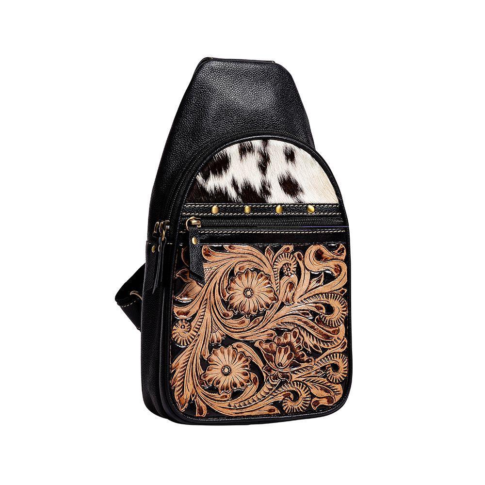 Old Mill Trail Hand-tooled Fanny Pack Bag Product Image