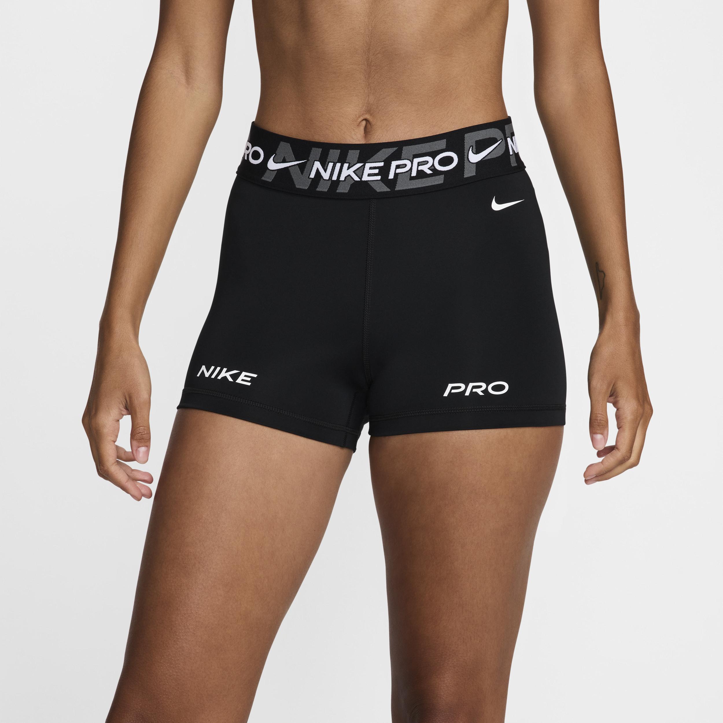 Womens Nike Pro Mid-Rise 3 Graphic Biker Shorts Product Image