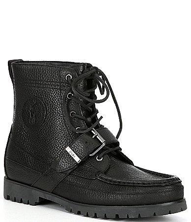 Polo Ralph Lauren Mens Ranger Leather Buckle Boots Product Image