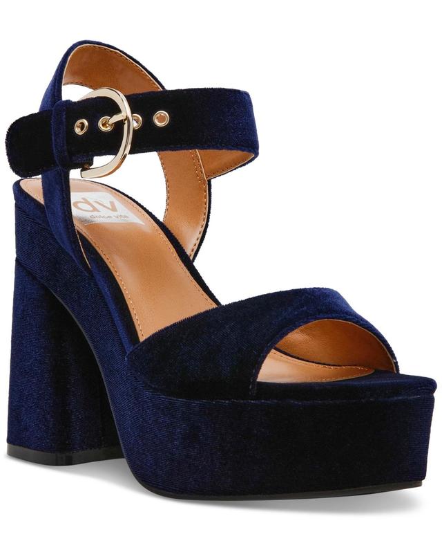 Dv Dolce Vita Womens Wayward Ankle-Strap Buckle Platform Sandals Product Image