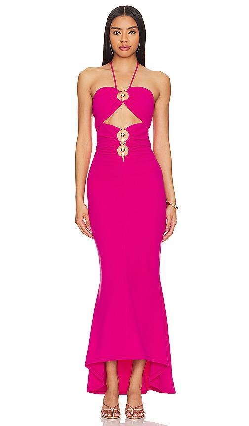 ELLIATT Lille Dress in Fuchsia. Product Image