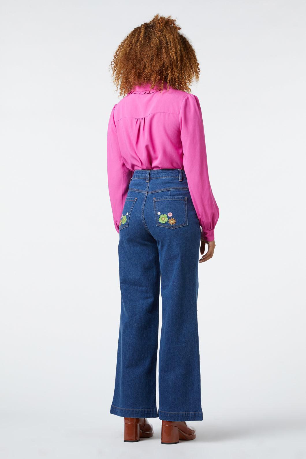 Bridgette Embroidered Jean Product Image