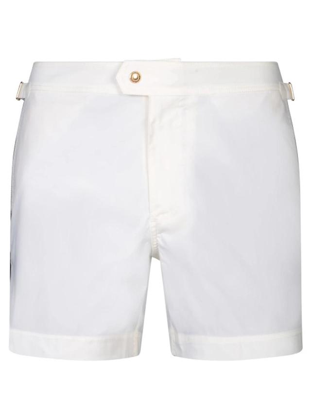 TOM FORD Nylon Swimsuit In White Product Image