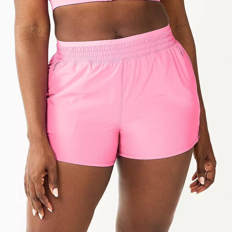 Womens Tek Gear Woven Run Shorts Pink Trifle product image