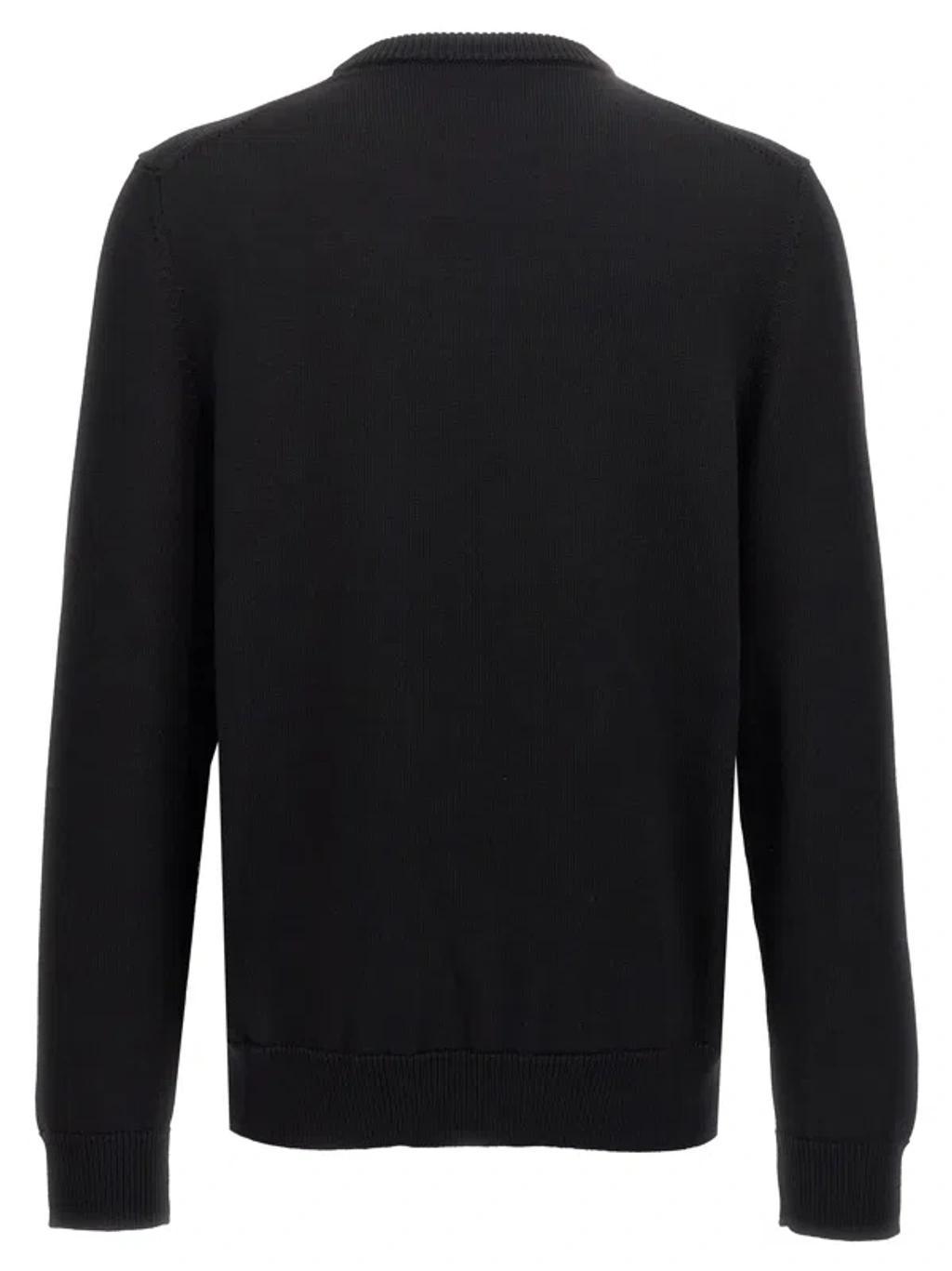 'dg' Intarsia Sweater In Black Product Image