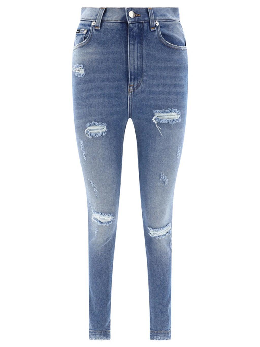 DOLCE & GABBANA Blue Grace Jeans Product Image