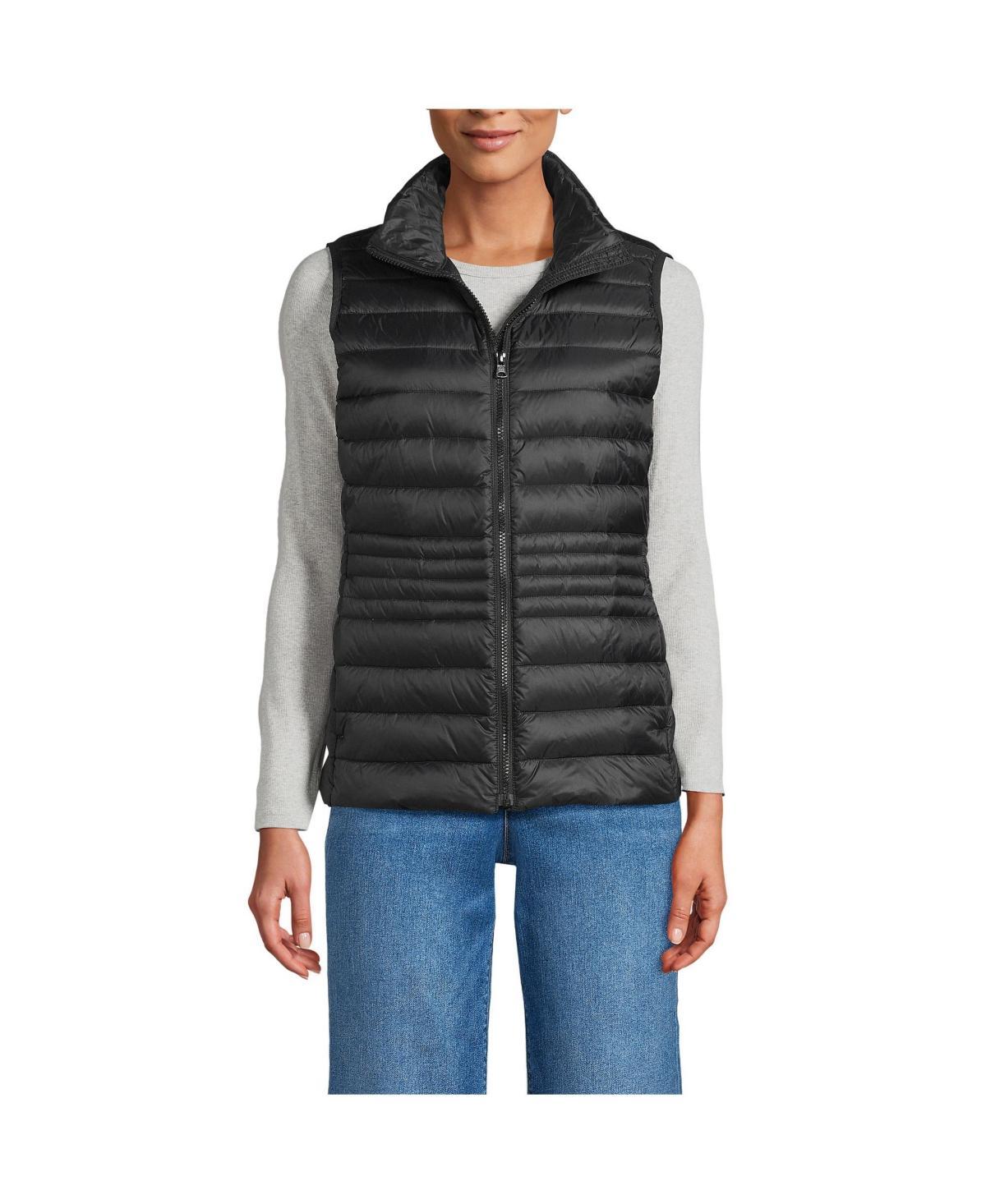 Lands End Womens Tall Wanderweight Packable Ultralight Down Vest Product Image