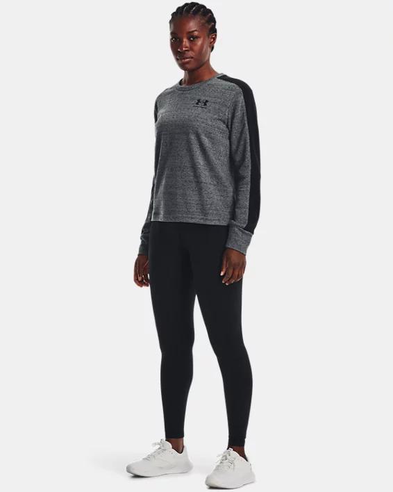 Women's UA Rival Terry Colorblock Crew Product Image