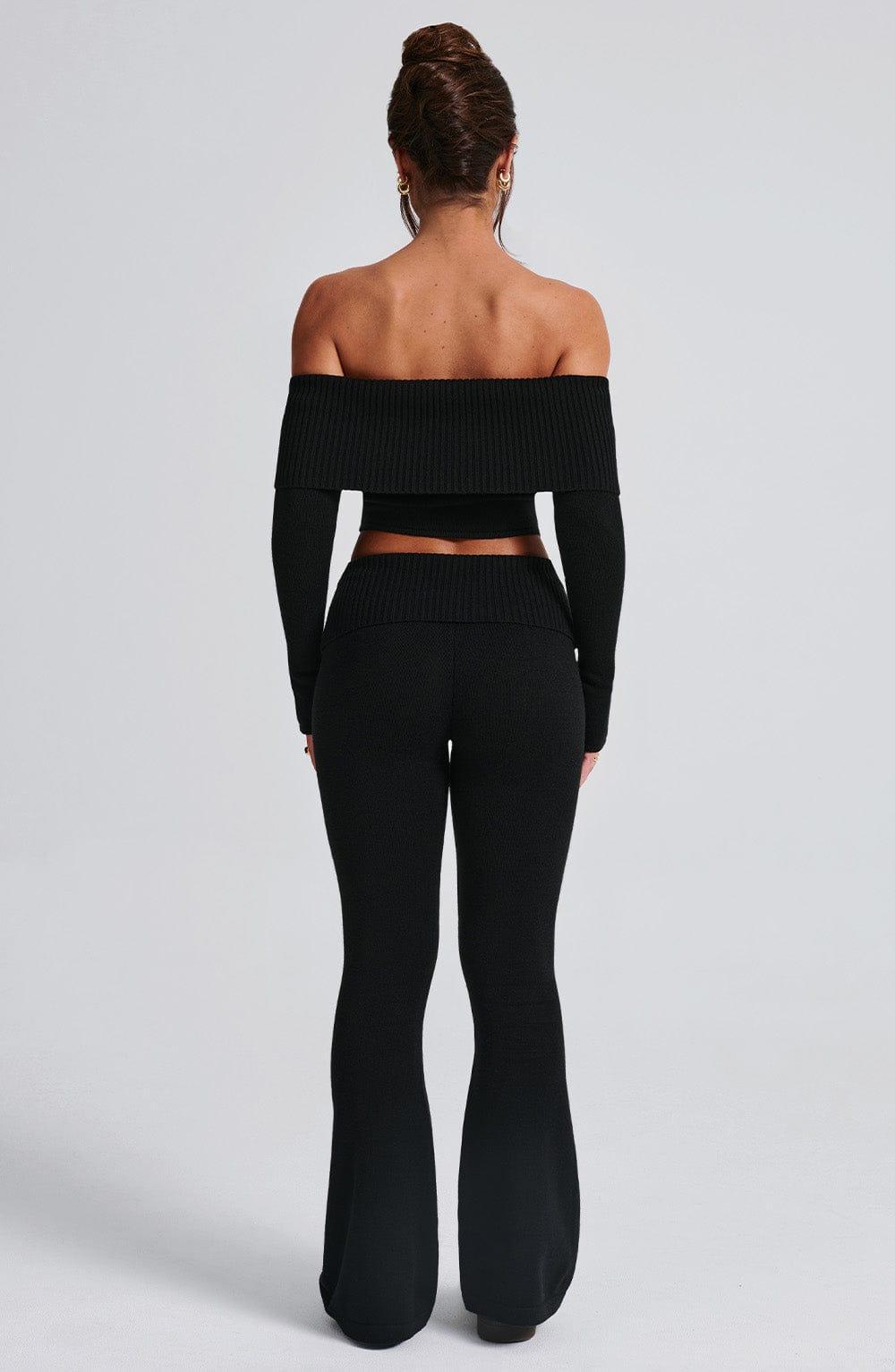 Portia Knit Pants - Black Product Image