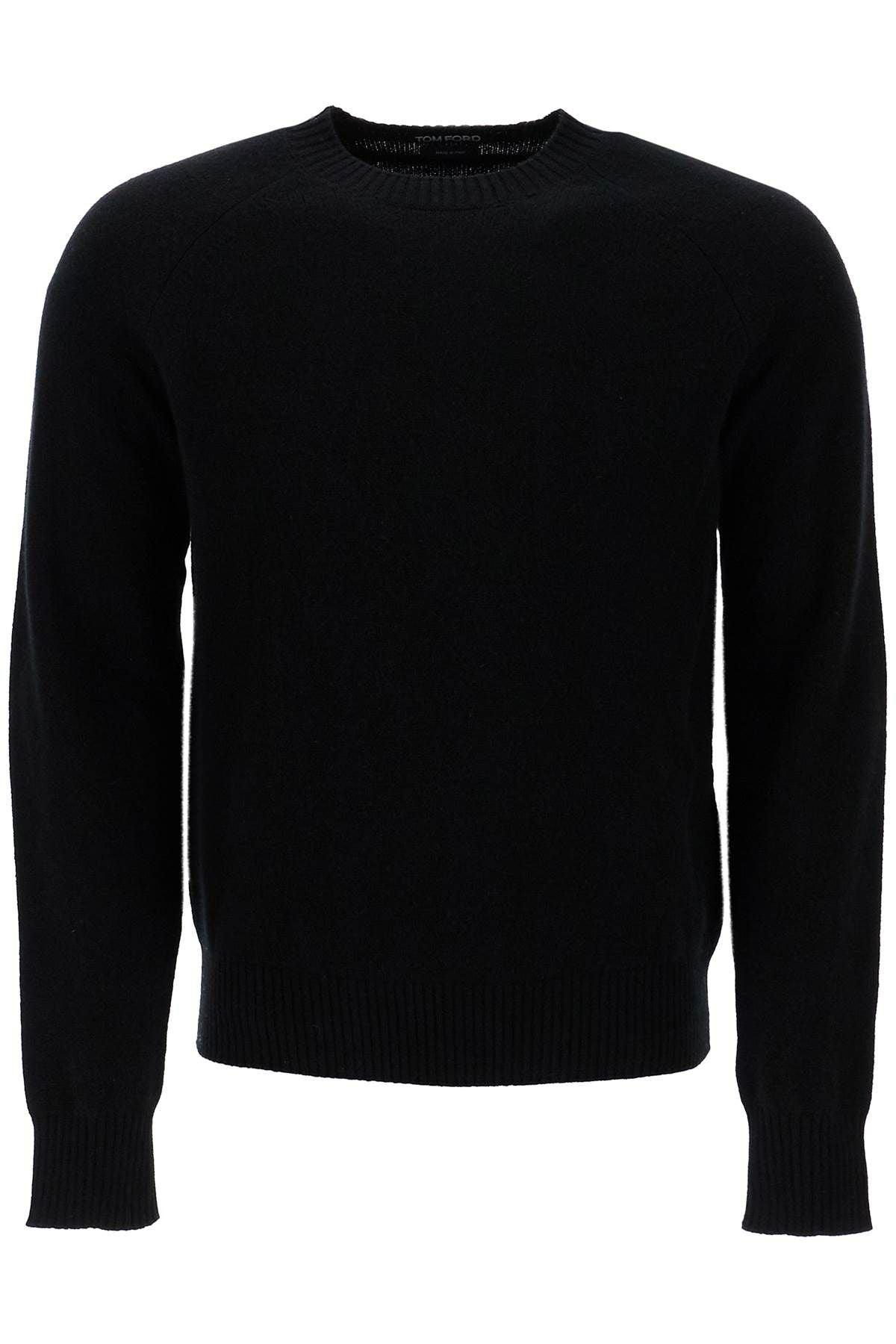 TOM FORD Crewneck Wool And Cashmere Pul In Black product image