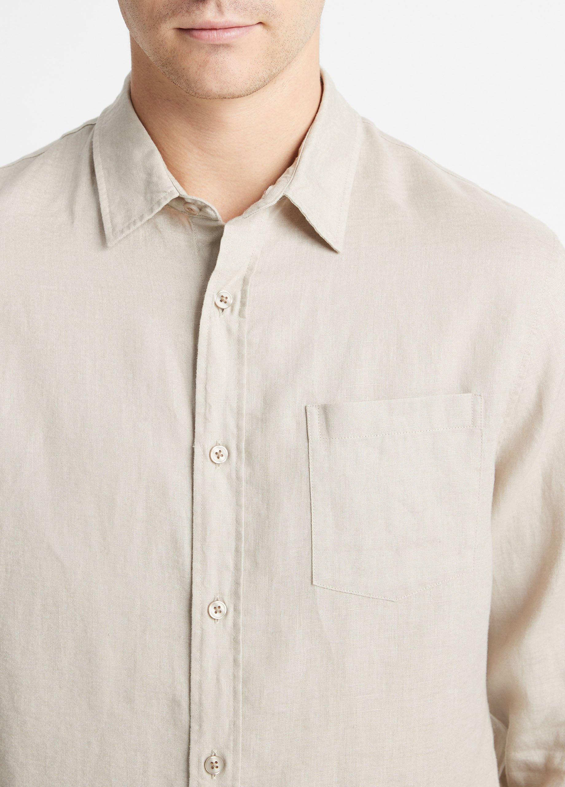 Linen Long-Sleeve Shirt Product Image