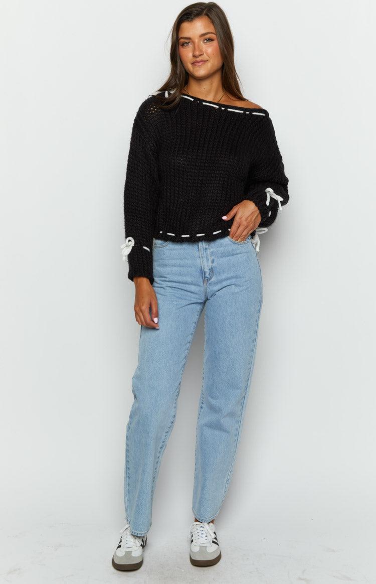 Bea Black Sweater Product Image